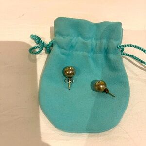 Tiffany ball earrings sterling silver